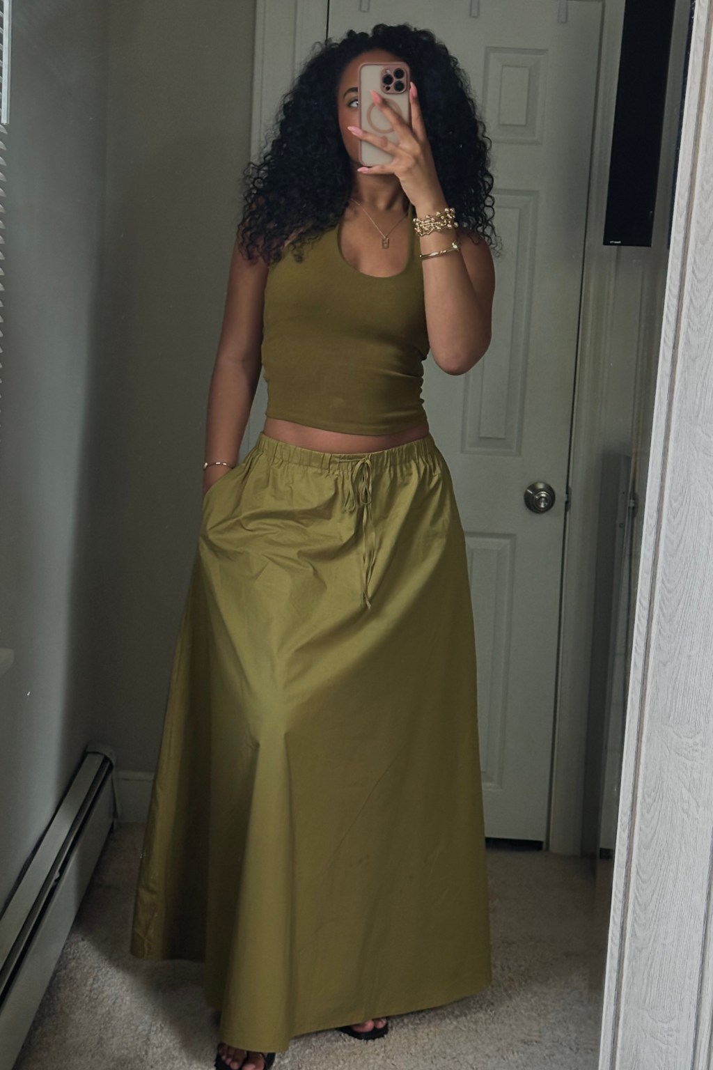 Get The Look: Green Maxi&nbsp;Skirt